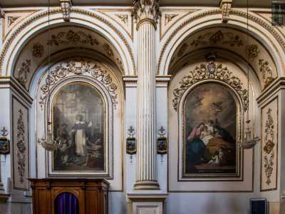 ...o il transito di san Giuseppe (sulla destra)